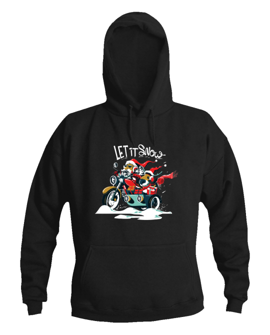 džemperis  santa motorcycle